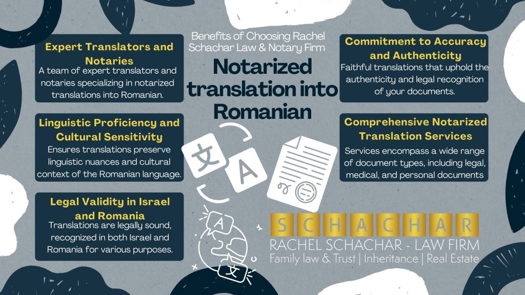 Notarized translation into Romanian 1 Notarized translation into Romanian